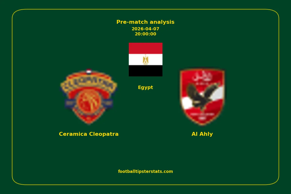 Pre-match analysis: Ceramica Cleopatra vs Al Ahly on 2026-04-07